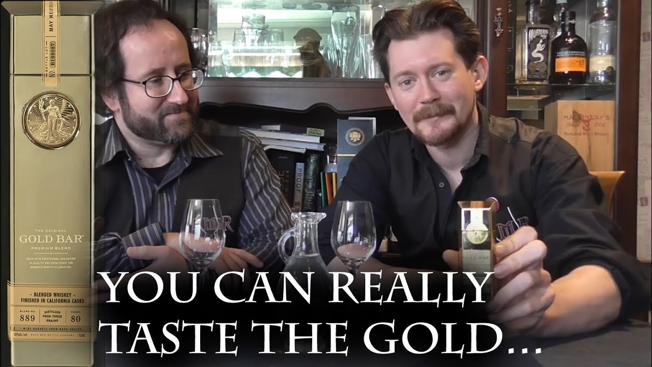 Gold finished whiskey?  Gold Bar Blended American Whiskey Review