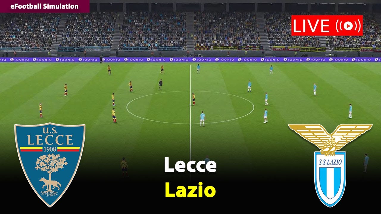 🔴In Diretta- Lecce vs Lazio | Serie A 2025/26 | eFootball PES21 Simulation