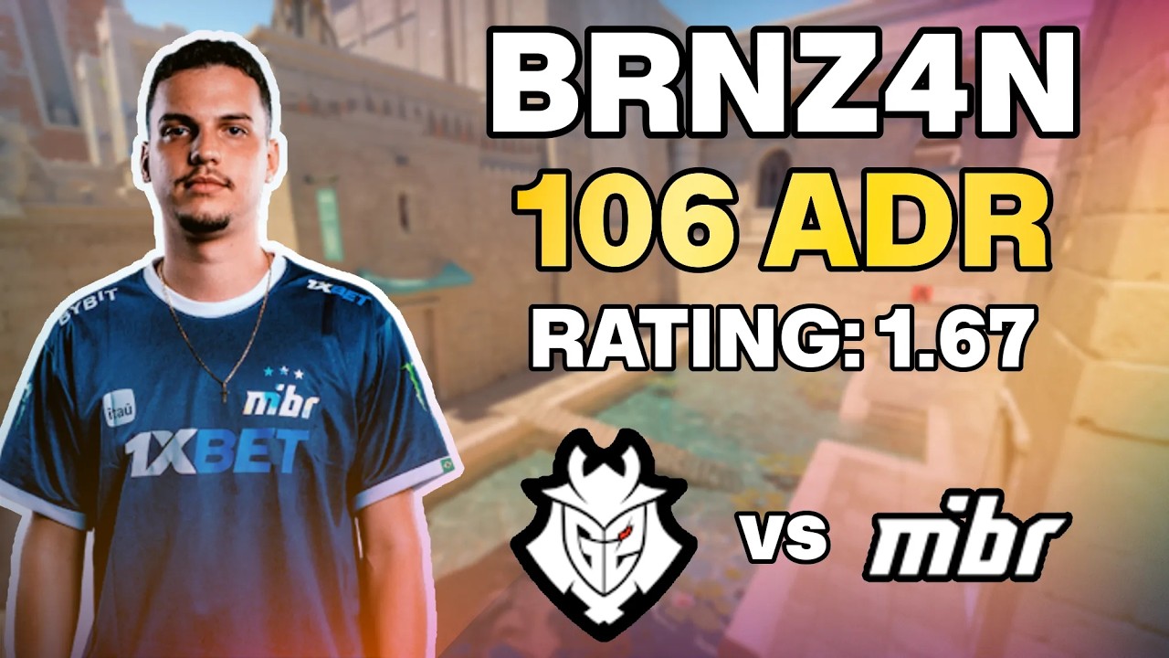 🔥 BRNZ4N POV: ANUBIS MASTERCLASS vs G2! | PGL Astana 2025