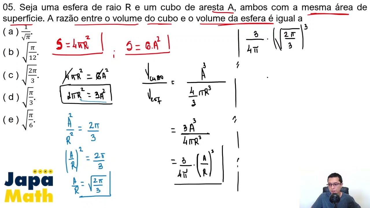 Prova EFOMM Resolvida(2015 - 2016) - Matemática - Questão 05