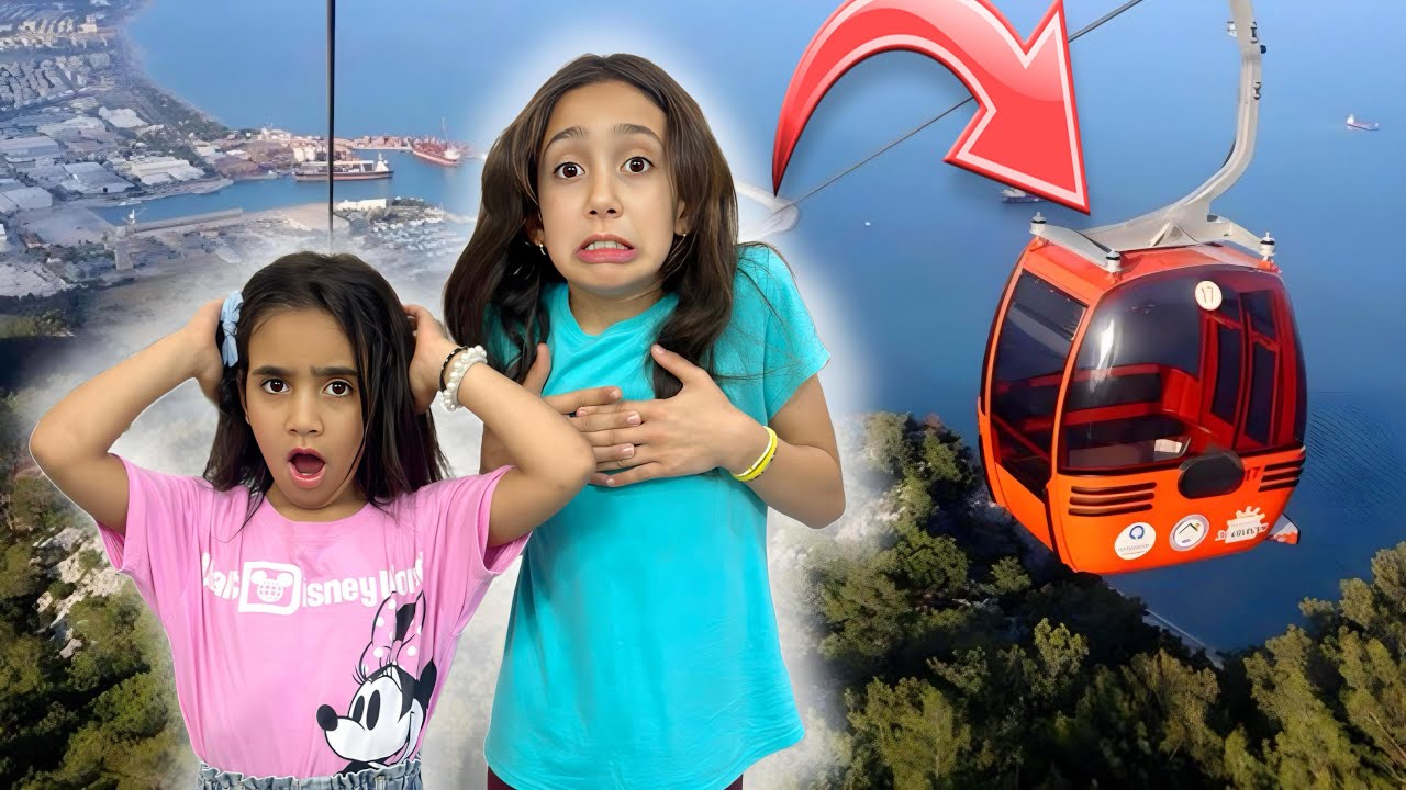 طلعنا اعلى مكان بالعالم 😣😣روزا خافت من حركات جوجو 😱#روزا #جوجو #كنان #ليث