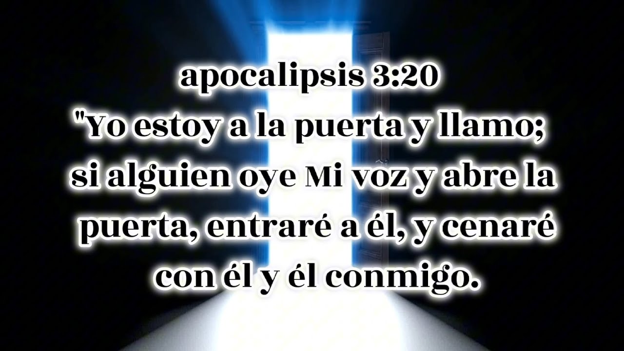 La Reflexión De Hoy - Apocalipsis 3:20