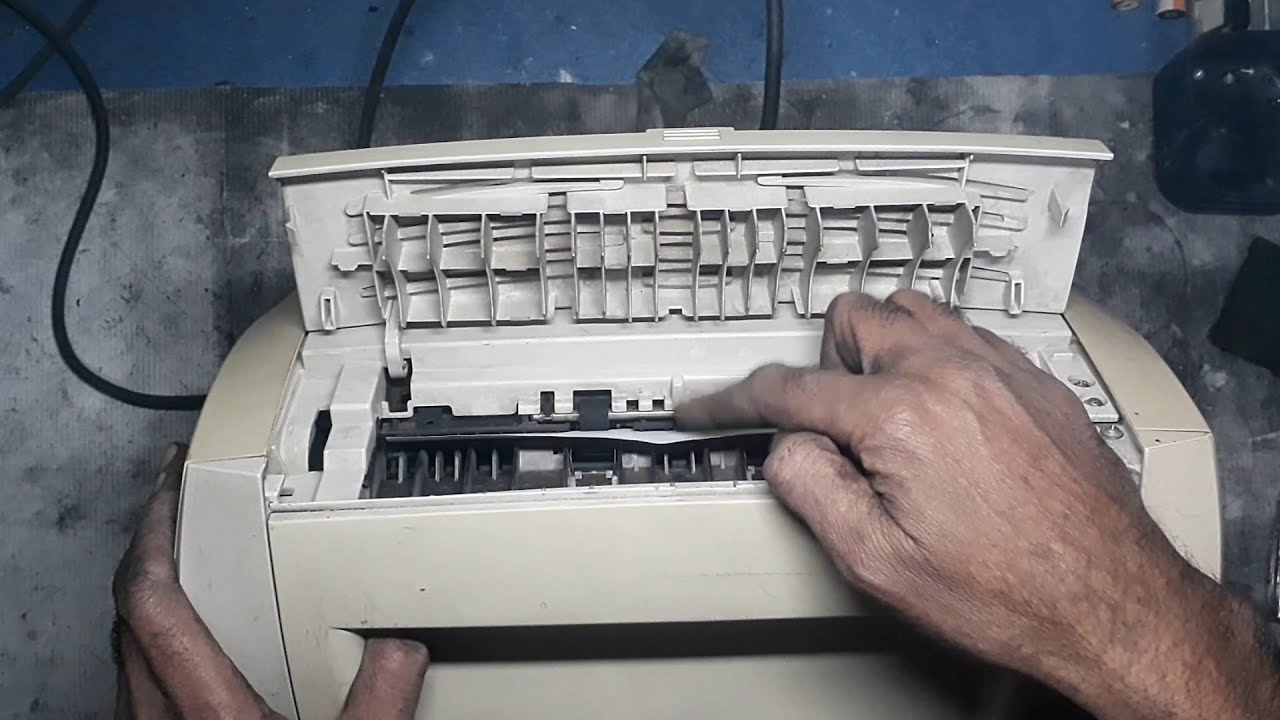 HP LaserJet 1200  Paper jam in Fuser || Paper Stuck at Fuser
