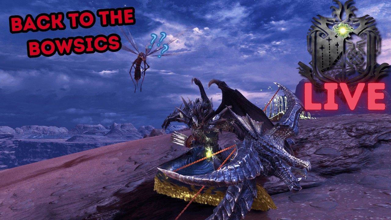 🔴Live - (Shorts) MHWorld 1400% Challenge Day 110 - Back to the Bowsics - Open PC Lobby ID in Chat
