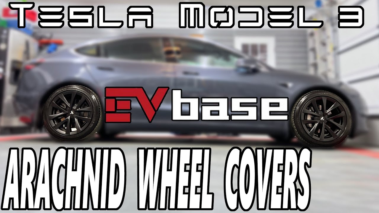 Tesla Model 3 - EVbase Arachnid Wheel Covers