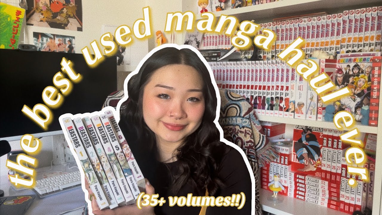 the best used manga haul ever. (35+ volumes)