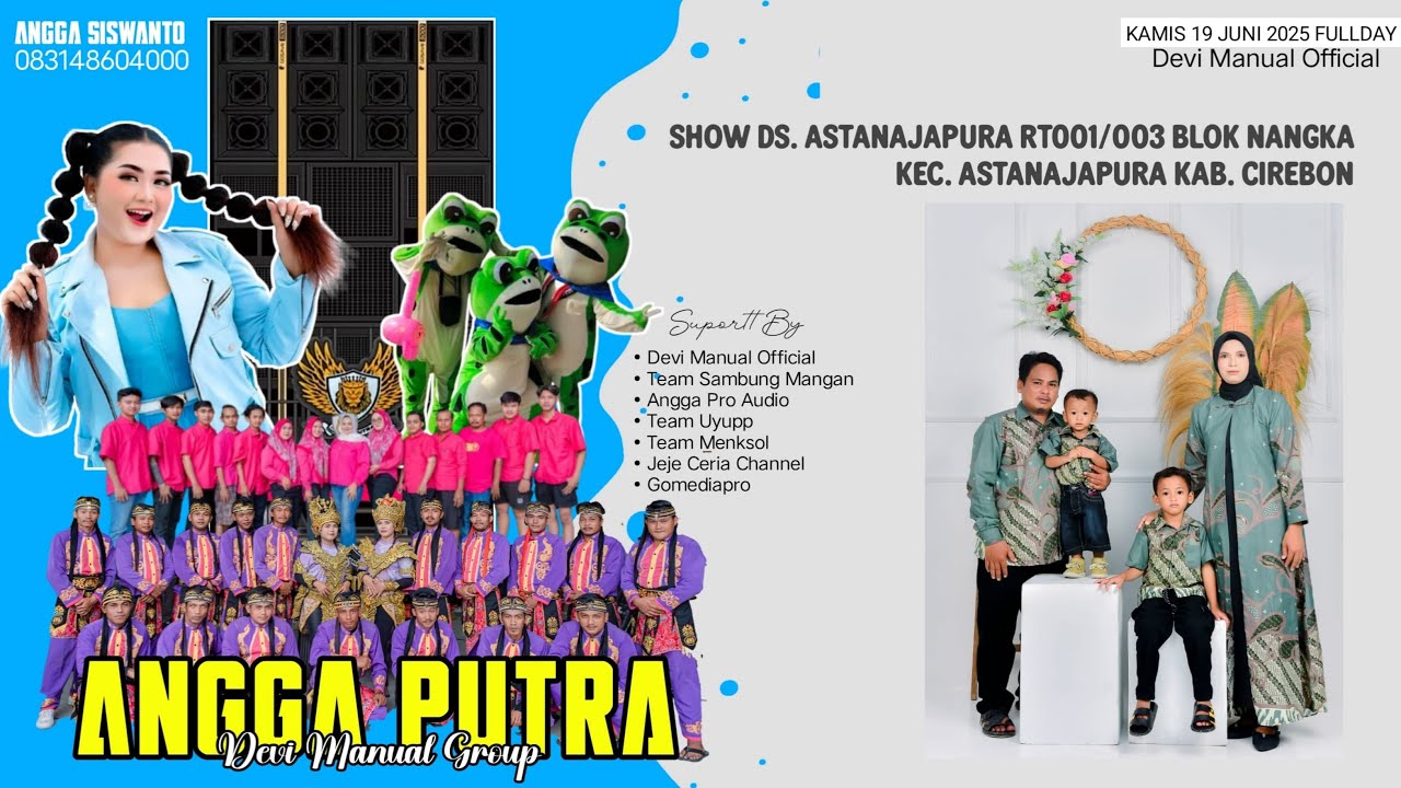 LIVE NGARAK ( FULLDAY ) YANG SEDERHANA ANGGA PUTRA | SHOW ASTANAJAPURA CIREBON 19 JUNI 2025