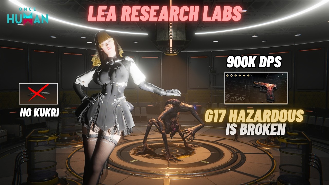 G17 Hazardous Pistol is Broken | Solo Lea Labs in Once Human