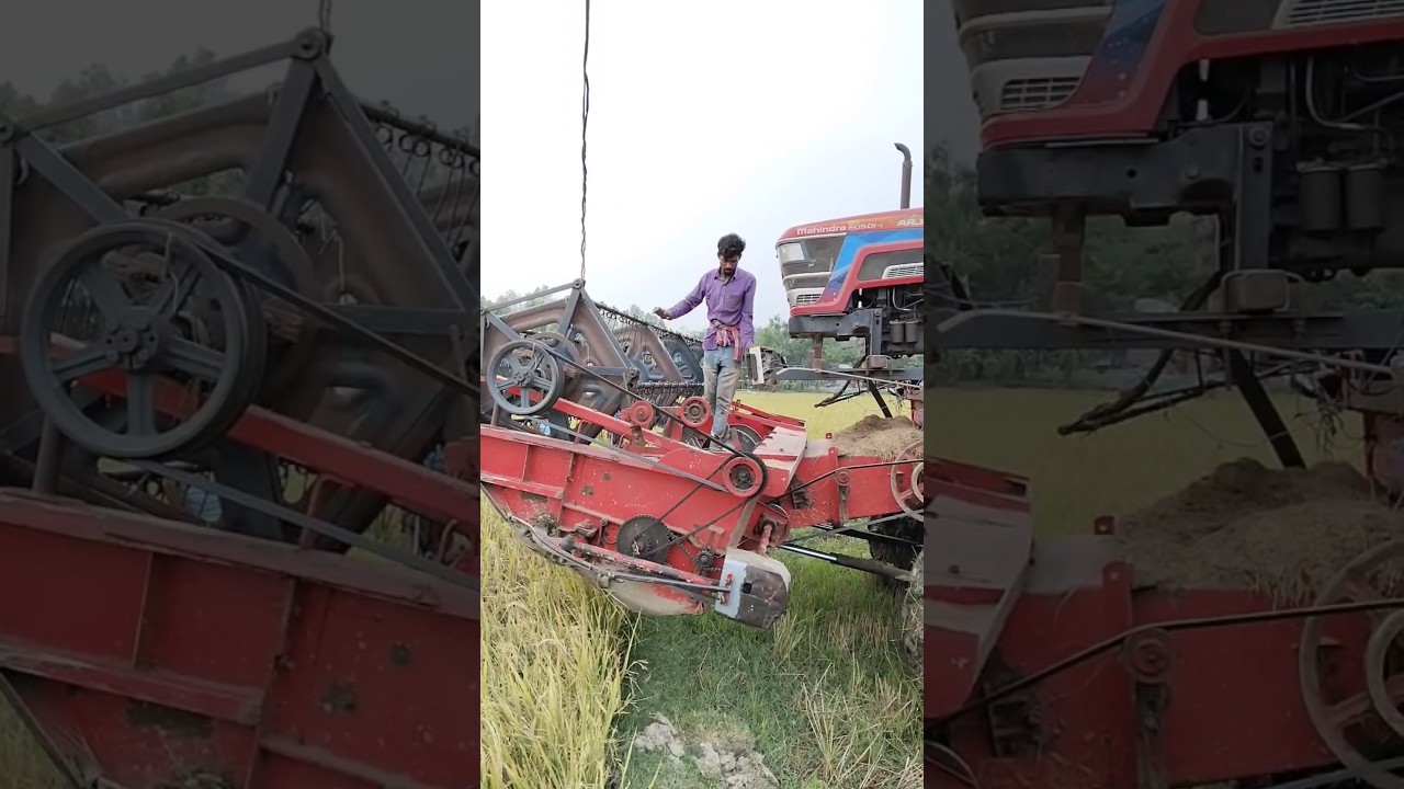 New Harvester Tractor Combine Machine 😍#harvester #automobile #combineharvester #viralvideo #jcb