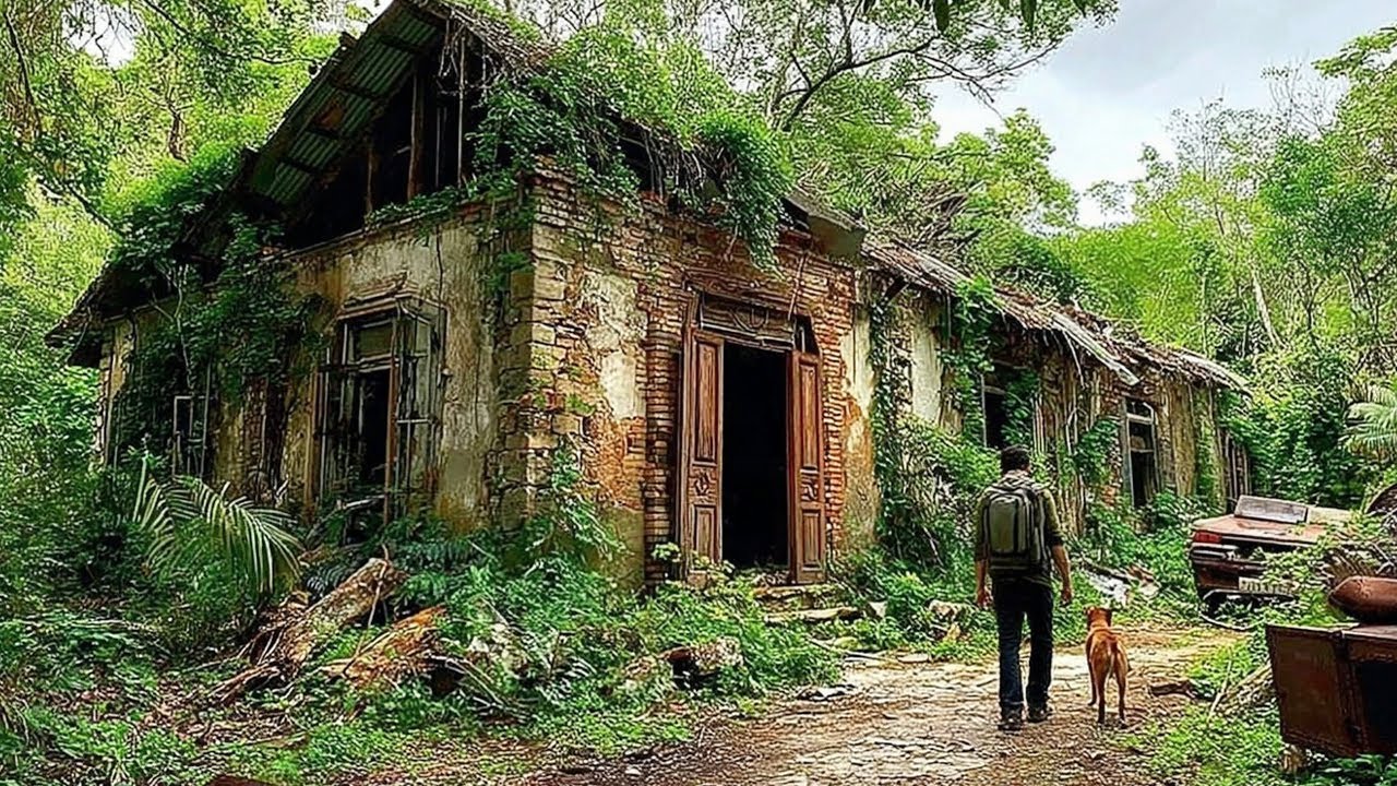 Lost His Wife and Child, a Lonely Man Restored an Abandoned Forest House to Live Again