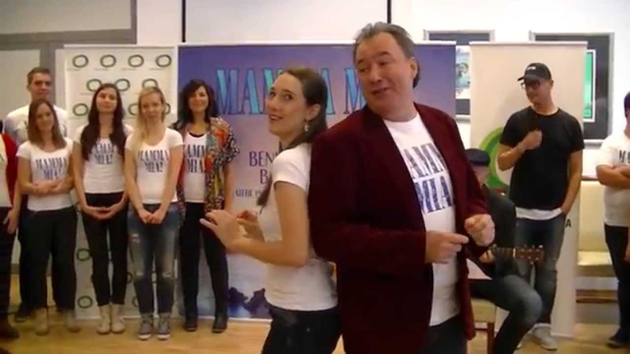 20151007 MUZIKAL, 'MAMMA MIA' SLOVENIJA, LEA BARTHA, GOJIMIR LESNJAK-GOJC, MARJAN BUNIC