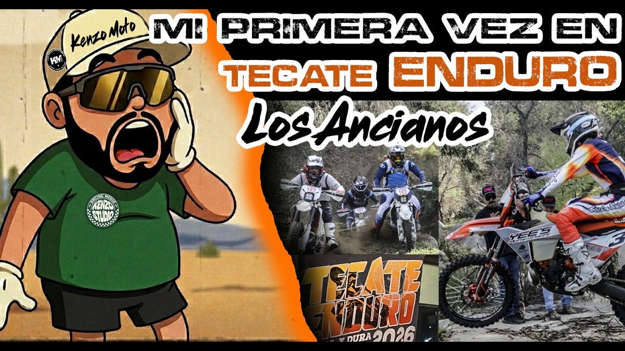 CARRERA DE LOCOS! NOS FUIMOS A LOS ANCIANOS TECATE ENDURO - PRIMER VLOG DEL 26