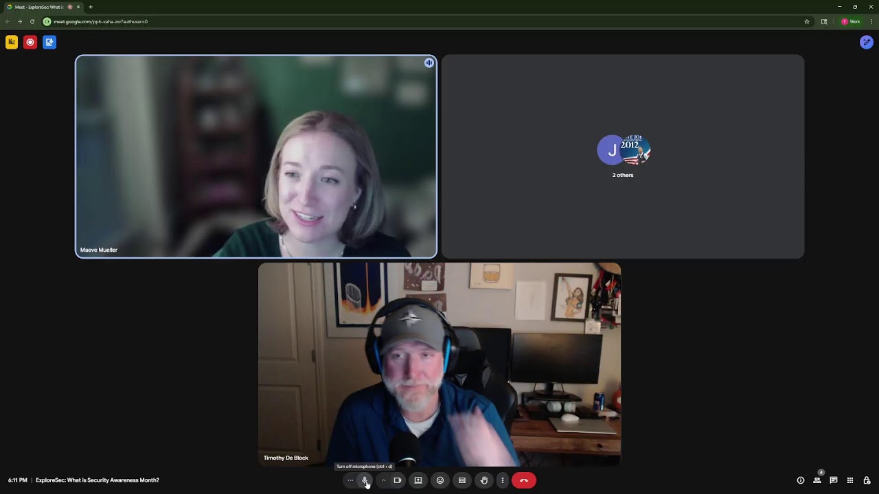 Virtual Live Podcast Recording: What is Security Awareness Month?