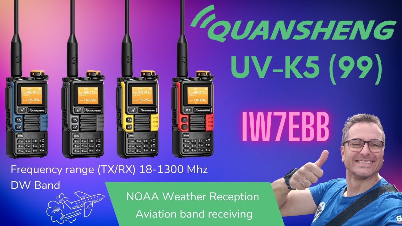 QUANSHENG UVK5(99) Portable Multi-band Transceiver #hamradio #quansheng #uvk5 #radioamatori #qrp