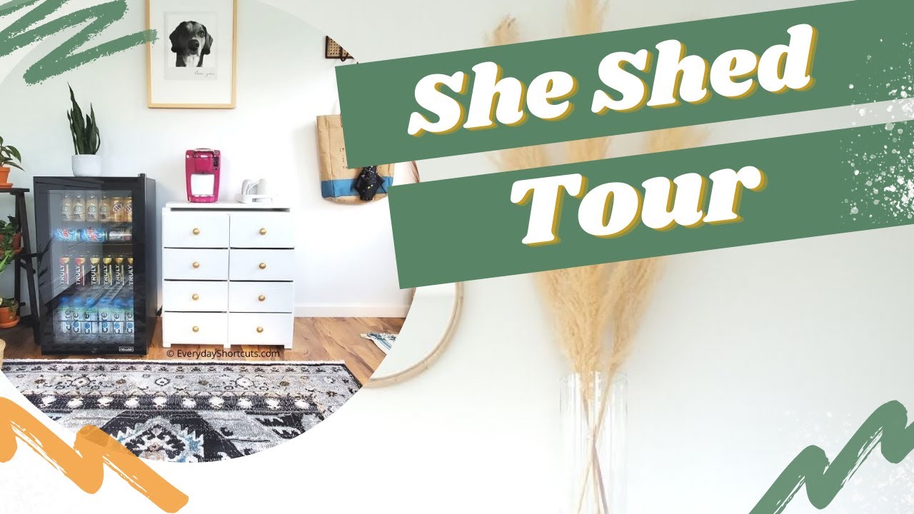 She Shed Tour l Take a Look Inside my She Shed