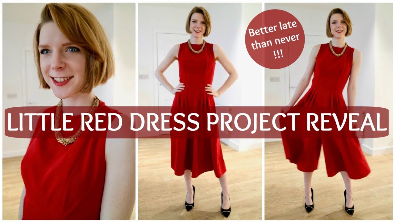 Little Red Dress Project Reveal! (Better late than never...!)