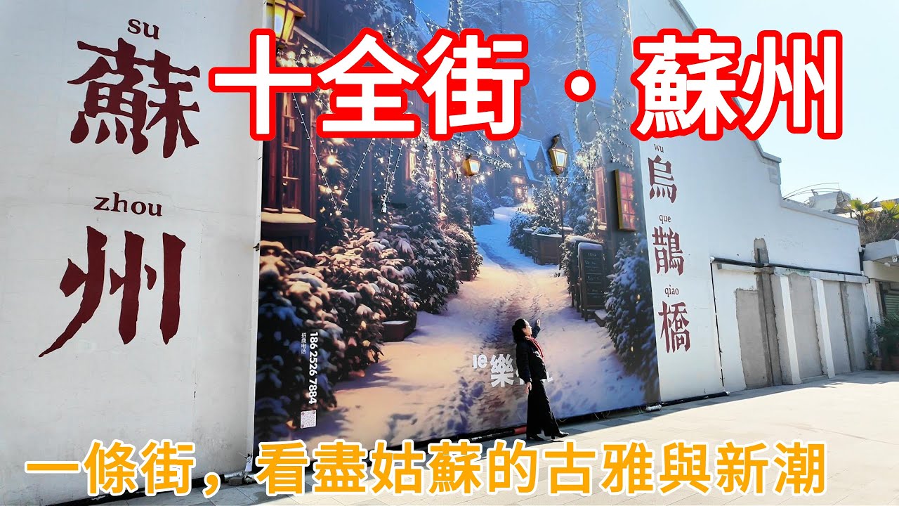 蘇州：在【十全街】的梧桐影裡虛度光陰，這才是正確的打開方式！蘇州不只平江路，在一半煙火、一半詩意的古街裡，邂逅最美的江南｜小橋流水人家｜江南水鄉｜蘇州美食｜city walk｜日式豬排飯｜感覺好好