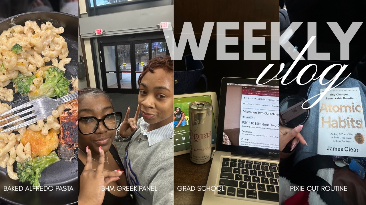 Weekly Vlog: BHM Greek Night Panel + Zeta Events + Pixie Tutorial