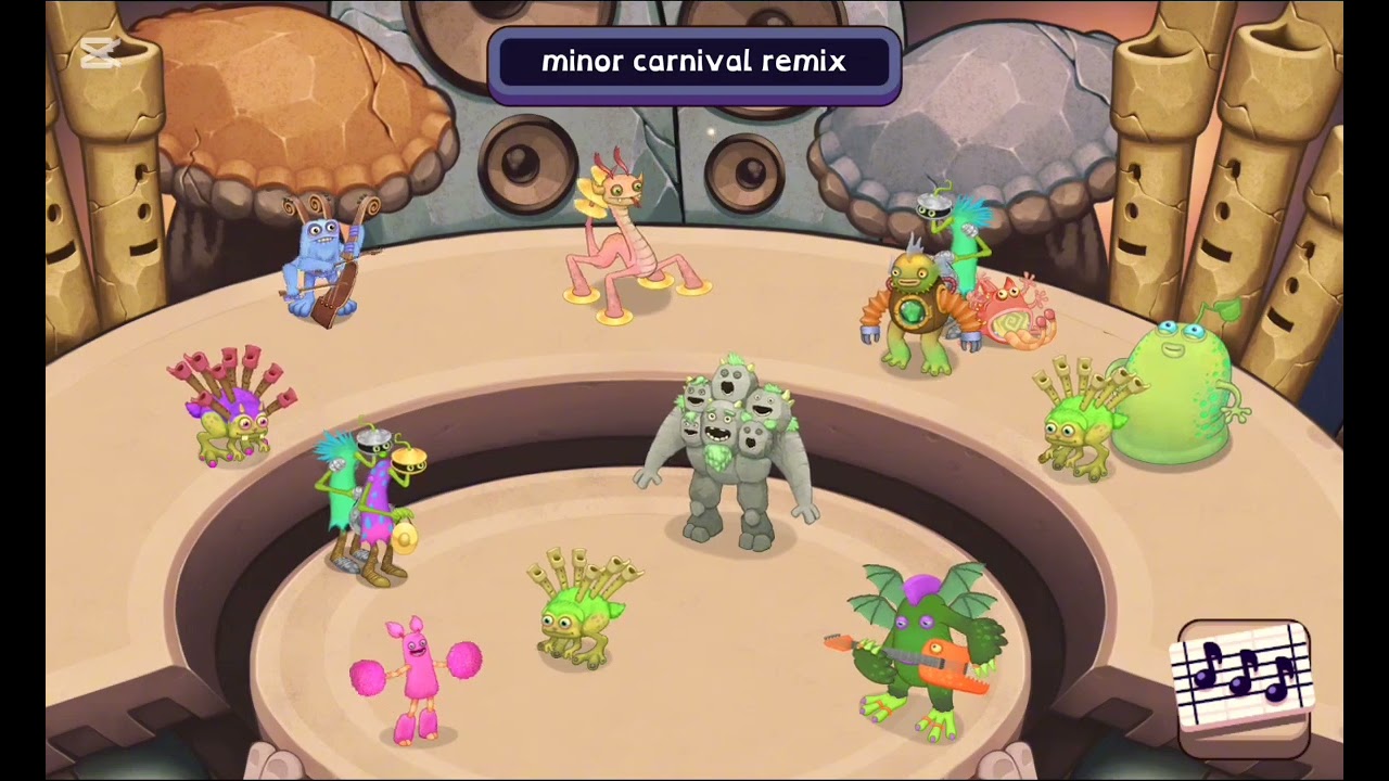 Minor paironormal carnival wave 3 remix (my singing monsters composer)