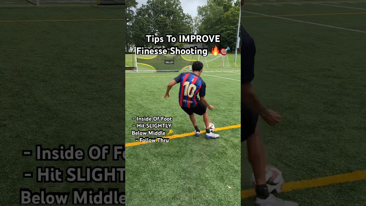 Tips To IMPROVE Finesse Shooting 🔥🎯#soccer #football #shorts