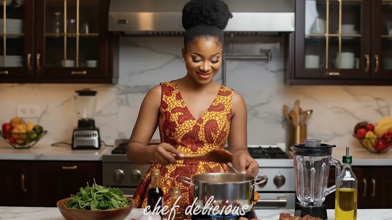 Best AI cooking video...Efo riro soup