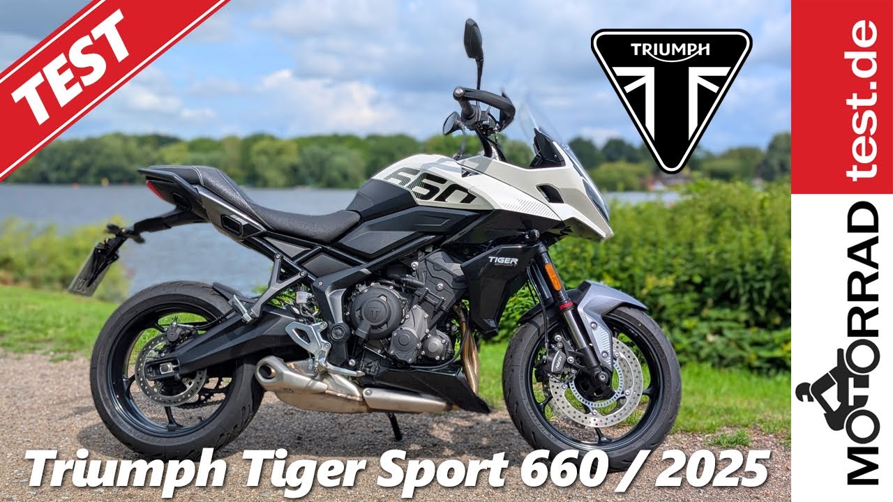 Triumph Tiger Sport 660 / Modell 2025 | Test des Facelift der neuen Cross-Over Maschine aus England
