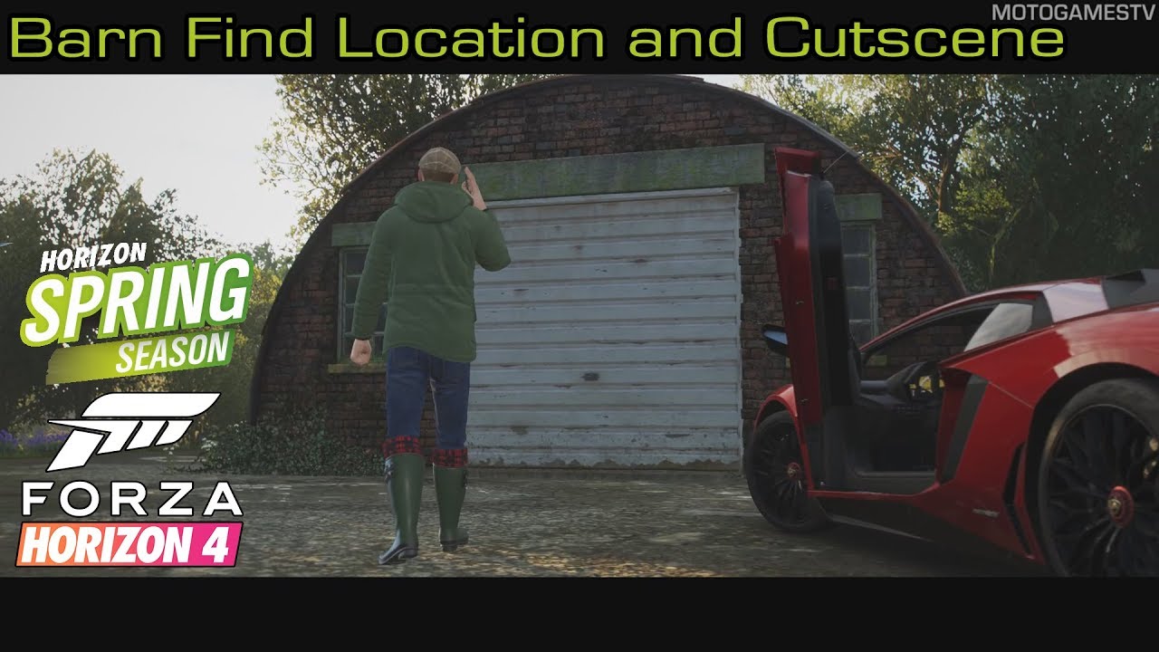 Forza Horizon 4 - Spring Season Barn Find Location and Cutscene