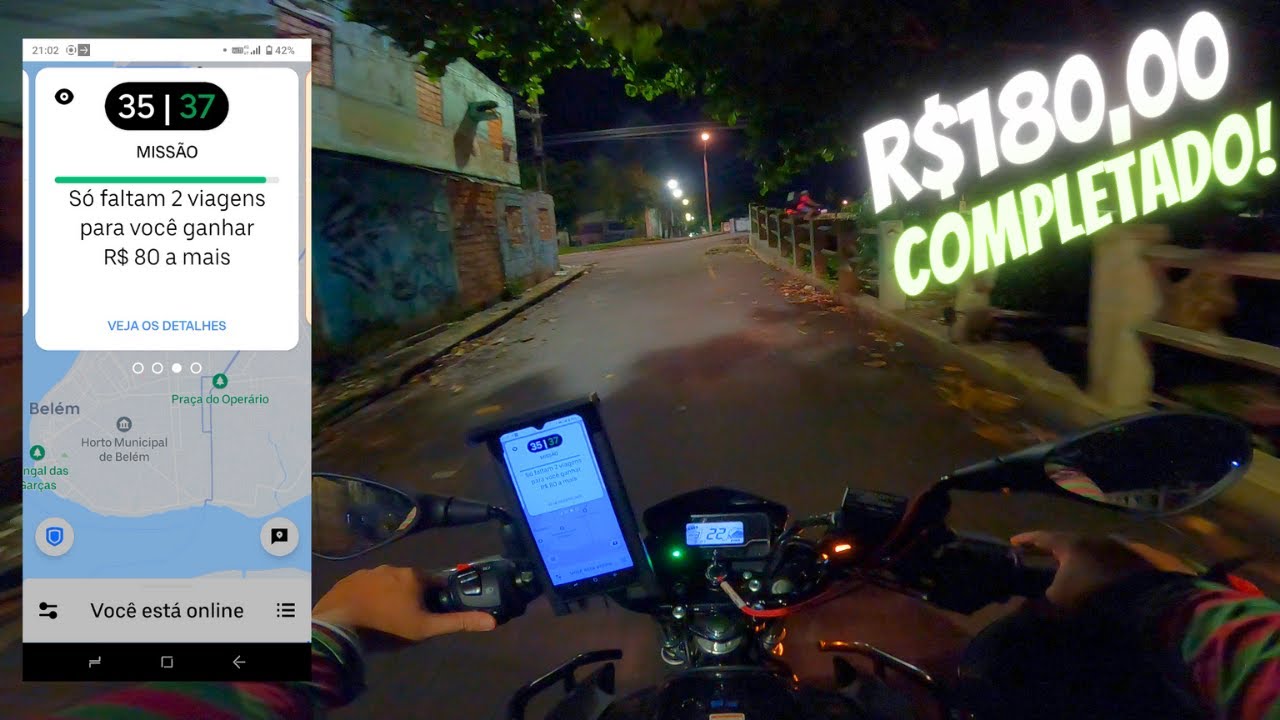 CONSEGUI GANHAR 80 REAIS DA PROMOÇÃO NA UBER MOTO! (TELA GRAVADA) BELÉM