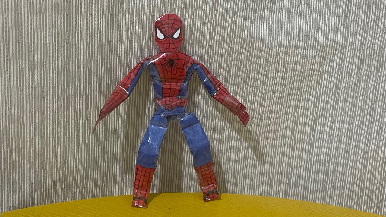 Review do boneco de papel do Homem aranha 