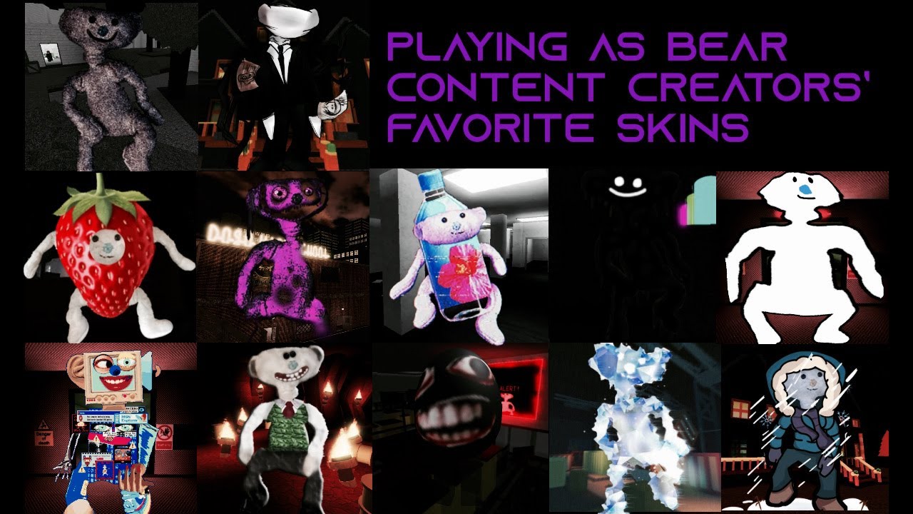 BEAR (ALPHA): PLAYING AS BEAR CONTENT CREATOR'S FAVORITE SKINS