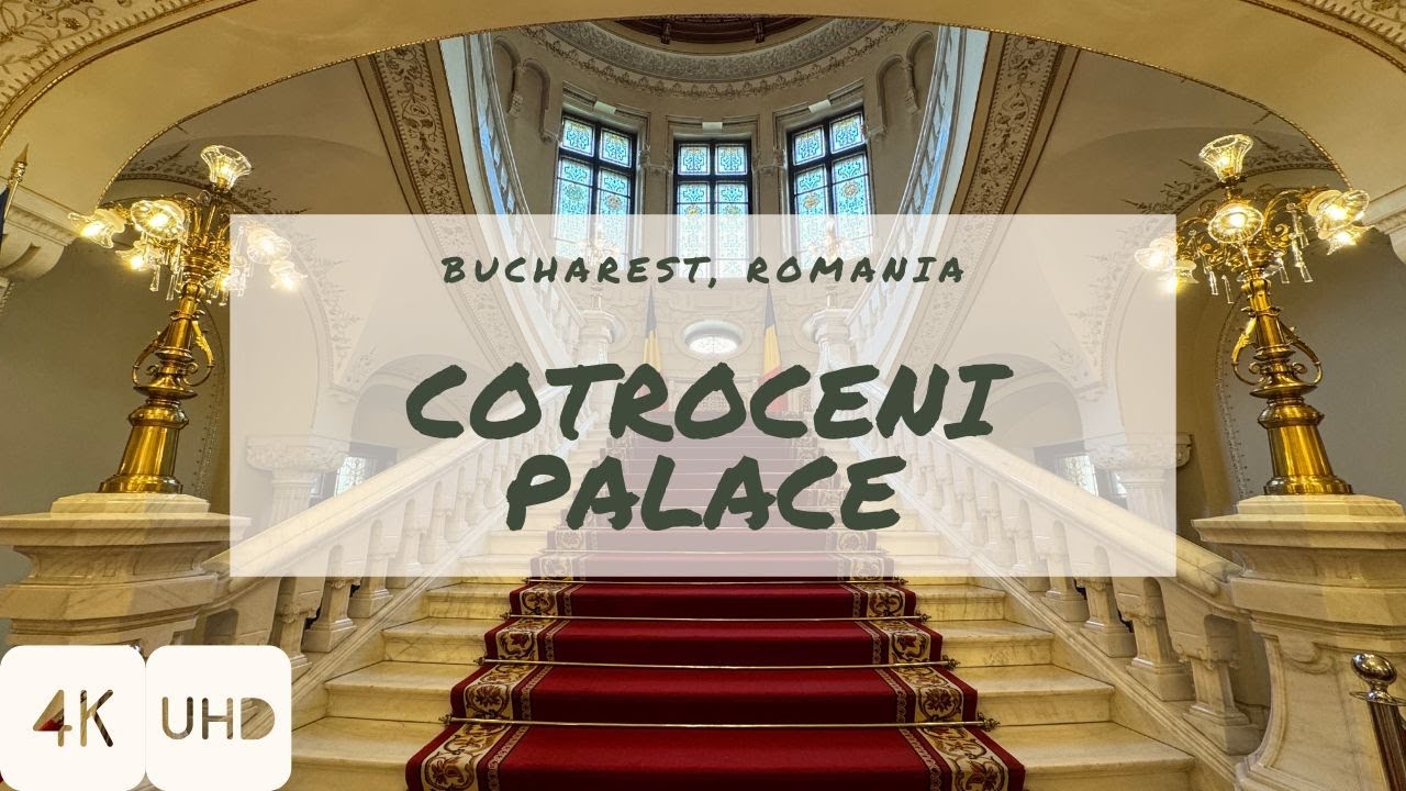 WalkIn COTROCENI PALACE | BUCHAREST | ROMANIA | 4K HDR Walking Tour