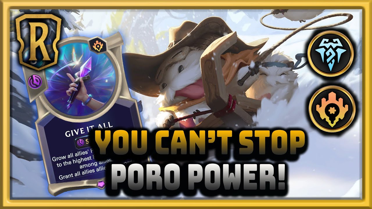 Poro Sled Makes Poros So Viable! | Vi & Poro deck | Legends of Runeterra