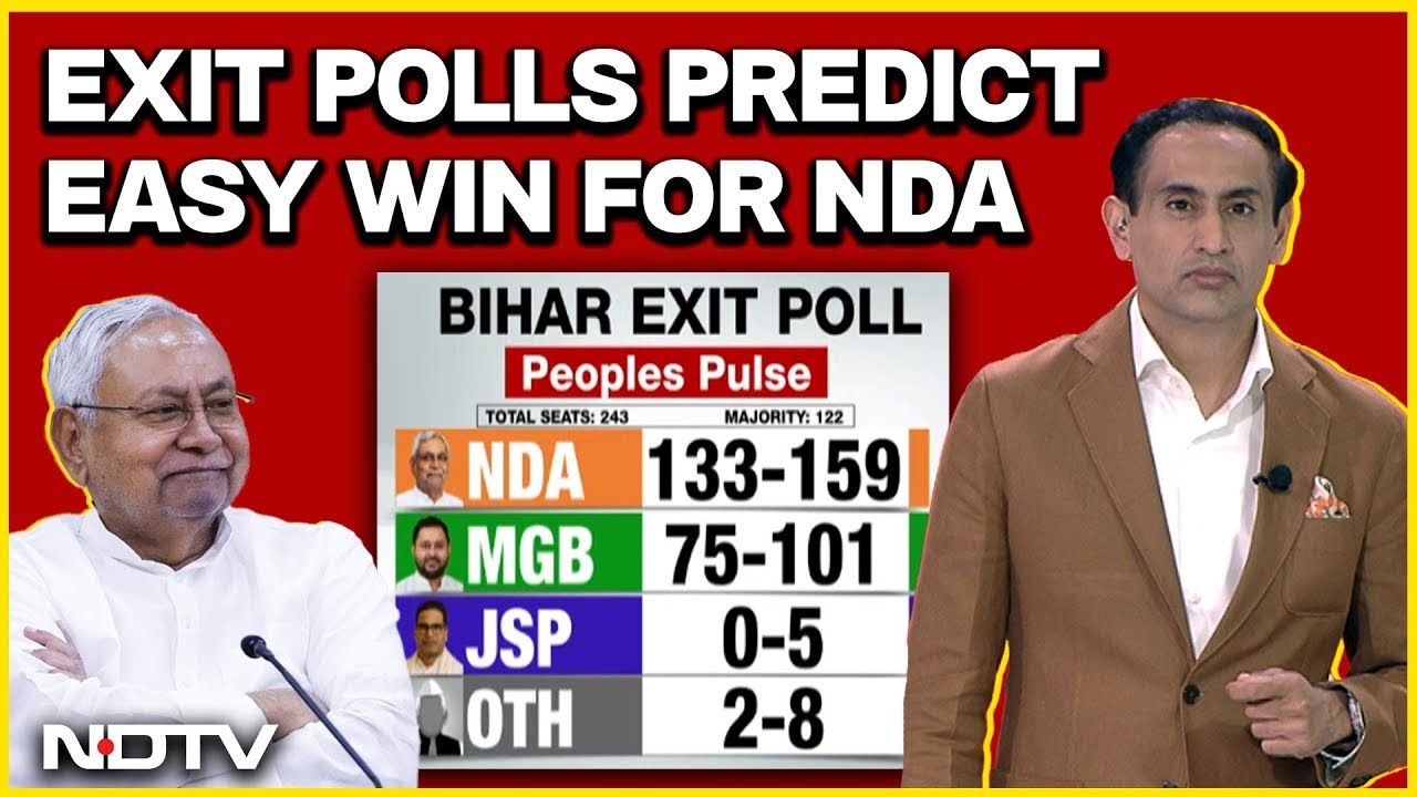 Bihar Election 2025 Exit Poll LIVE | Nitish Kumar Likely To Be Biggest Winner: Exit Polls