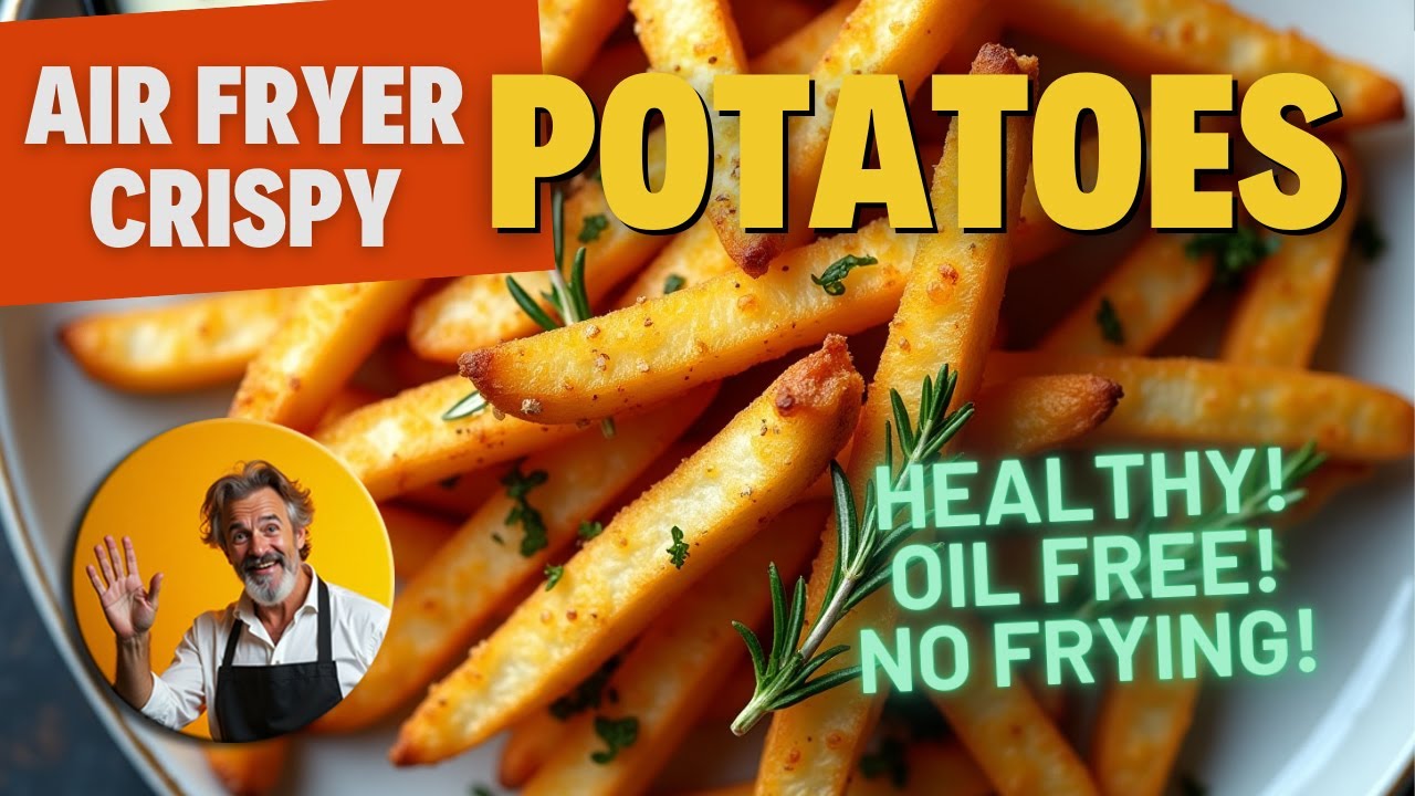 Air Fryer CRISP POTATOES? Healthy, No Oil, No Frying!