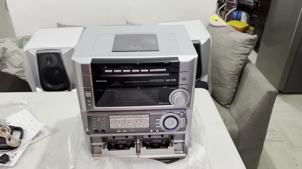 ‼️ESTE AIWA ZL 800 LLEVA 25 AÑOS GUARDADO😮‼️‼️Ya esta vendido😮‼️