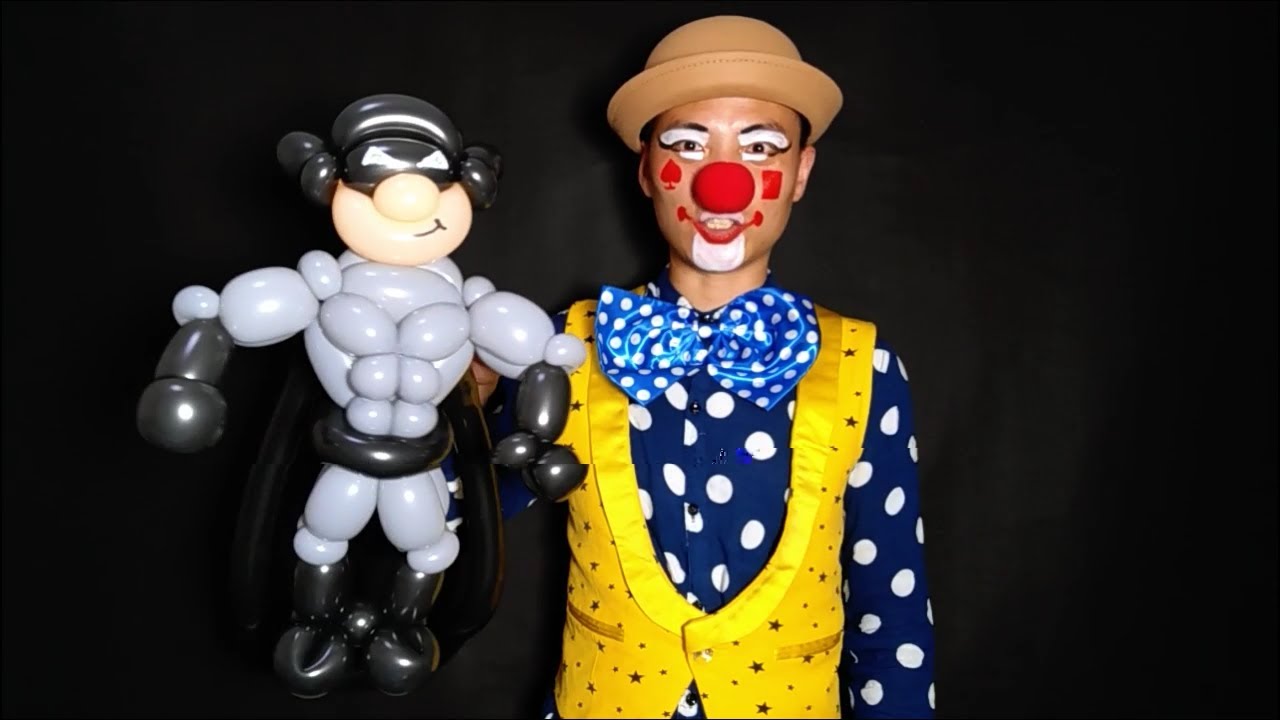 教你用气球制作蝙蝠侠 Balloon Batman