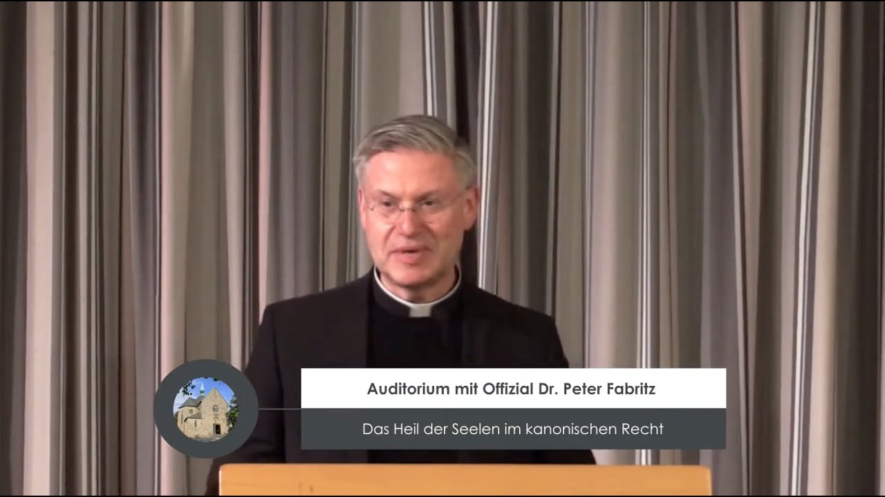Auditorium am 14. Oktober mit Offizial Dr. Peter Fabritz