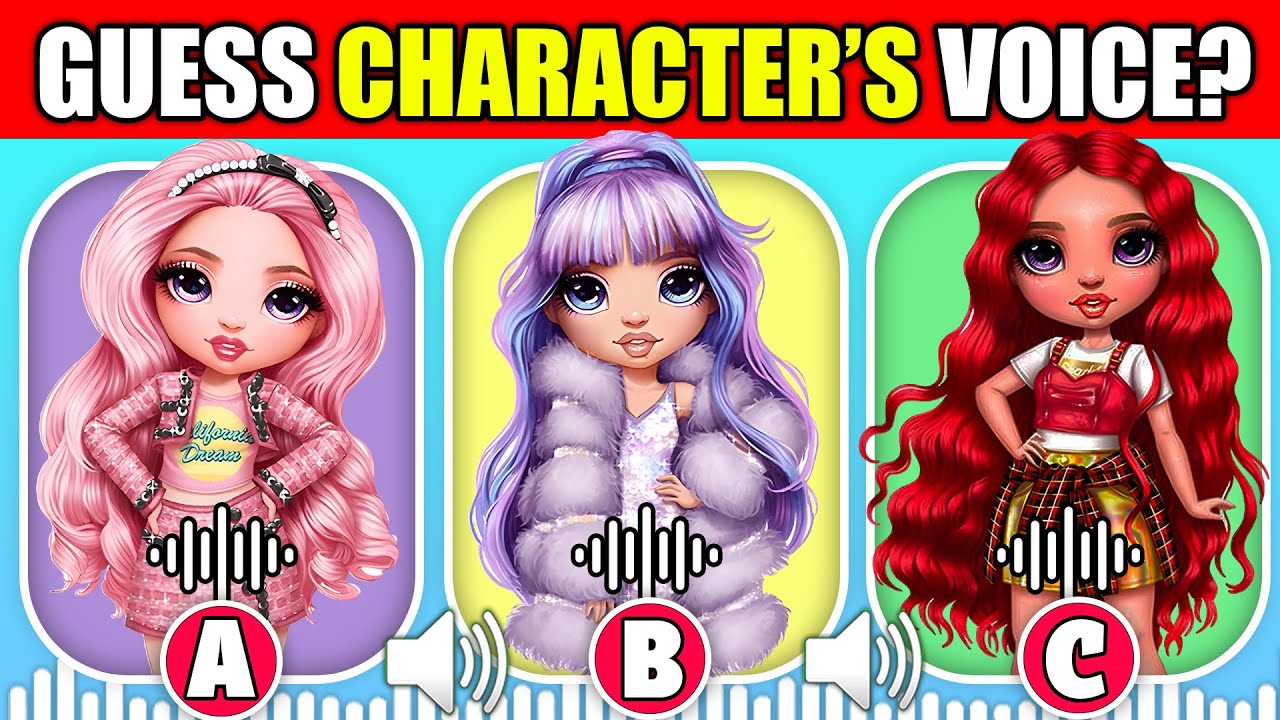 Guess the Voice! 🔊 | Rainbow High Dolls Characters | Season 5 | RUBY ANDERSON, BELLA PARKER