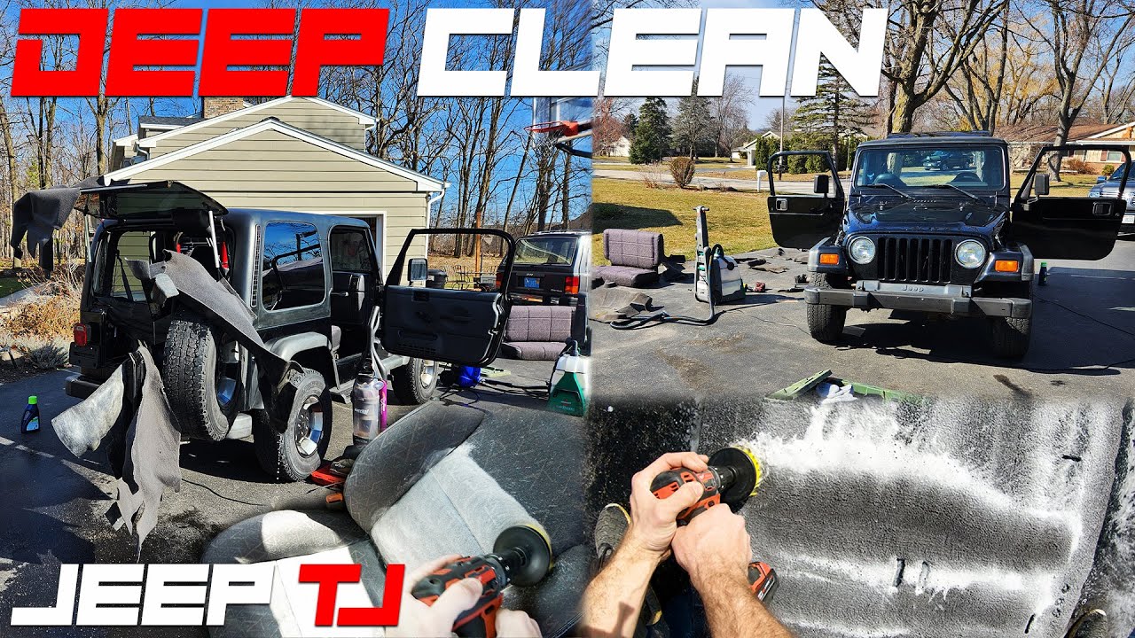 Deep Cleaning $5K Jeep TJ | Ty's New Jeep