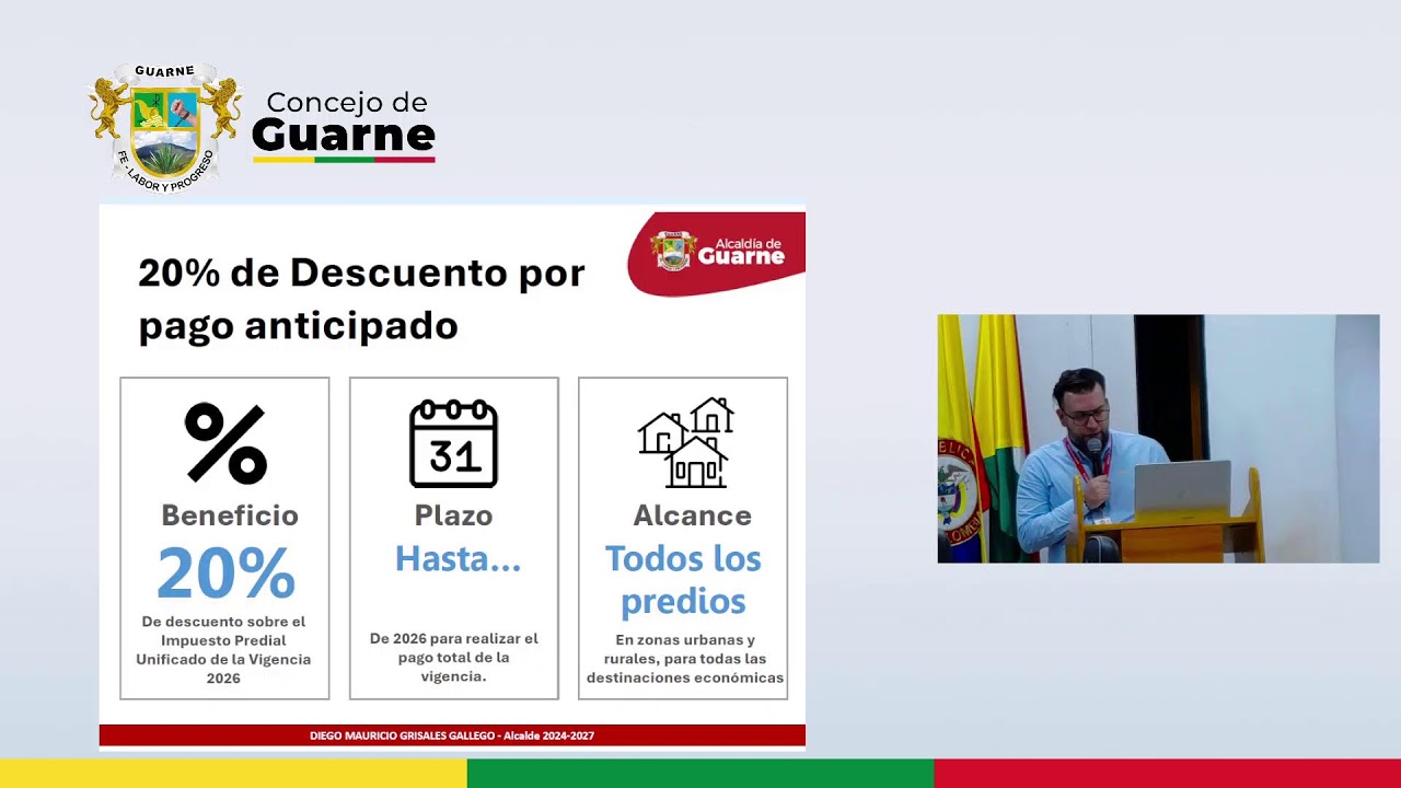 Sesión de la Comisión Segunda - Primer debate del proyecto de acuerdo 001 de 2026