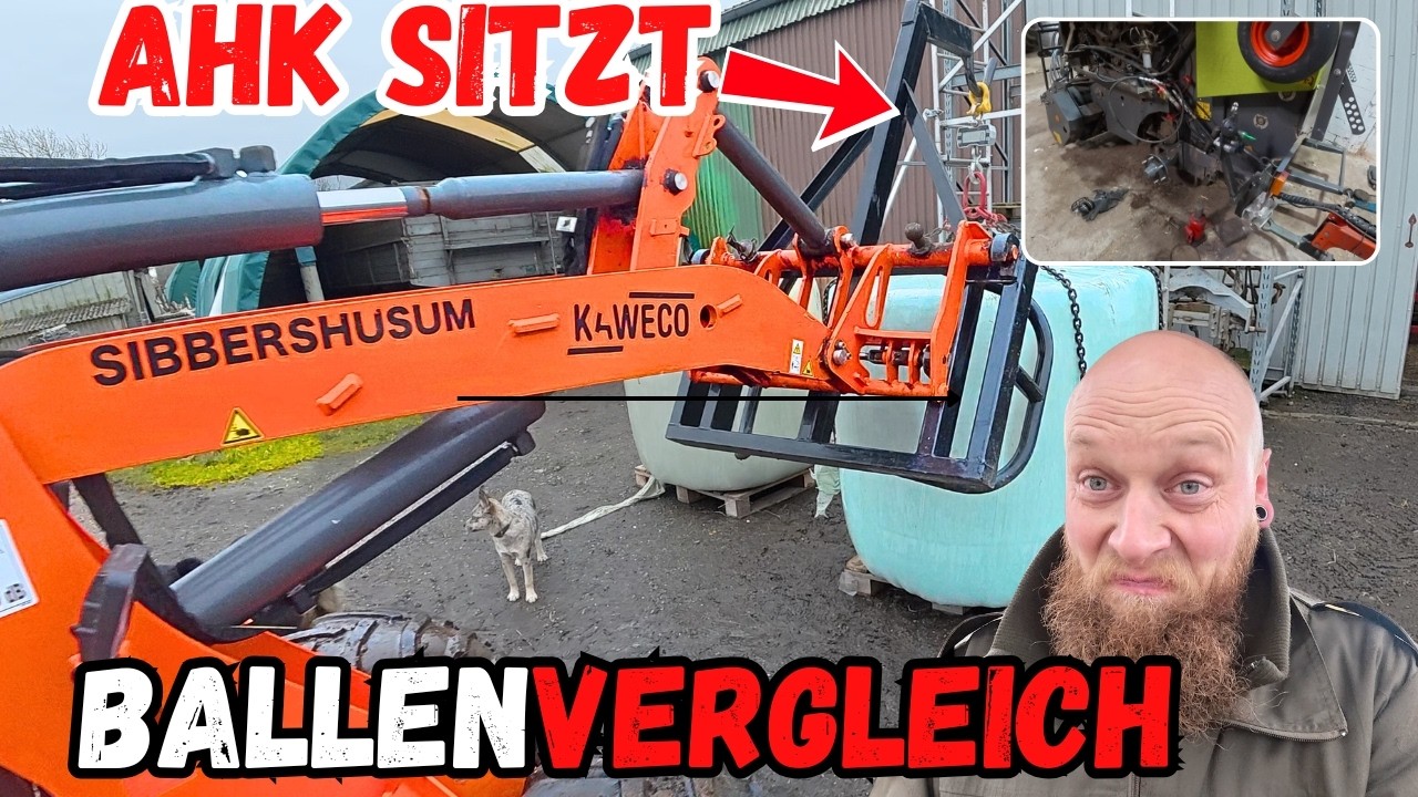 Fr&uuml;hlingserwachen - wir wiegen die P&ouml;ttinger Ballen