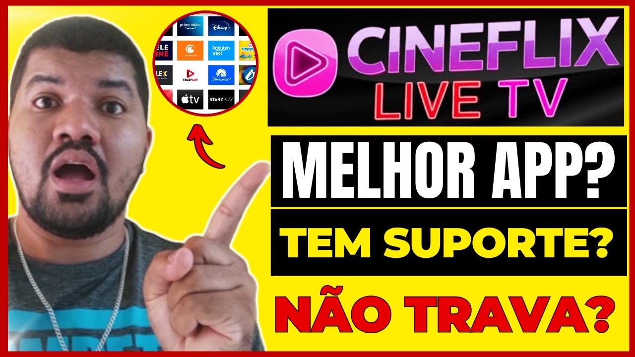 CINEFLIX TV - MELHOR APP DE FILMES E SERIES E TV AO VIVO! SUPER RAPIDO e SEM TRAVAMENTOS  (COMPLETO)