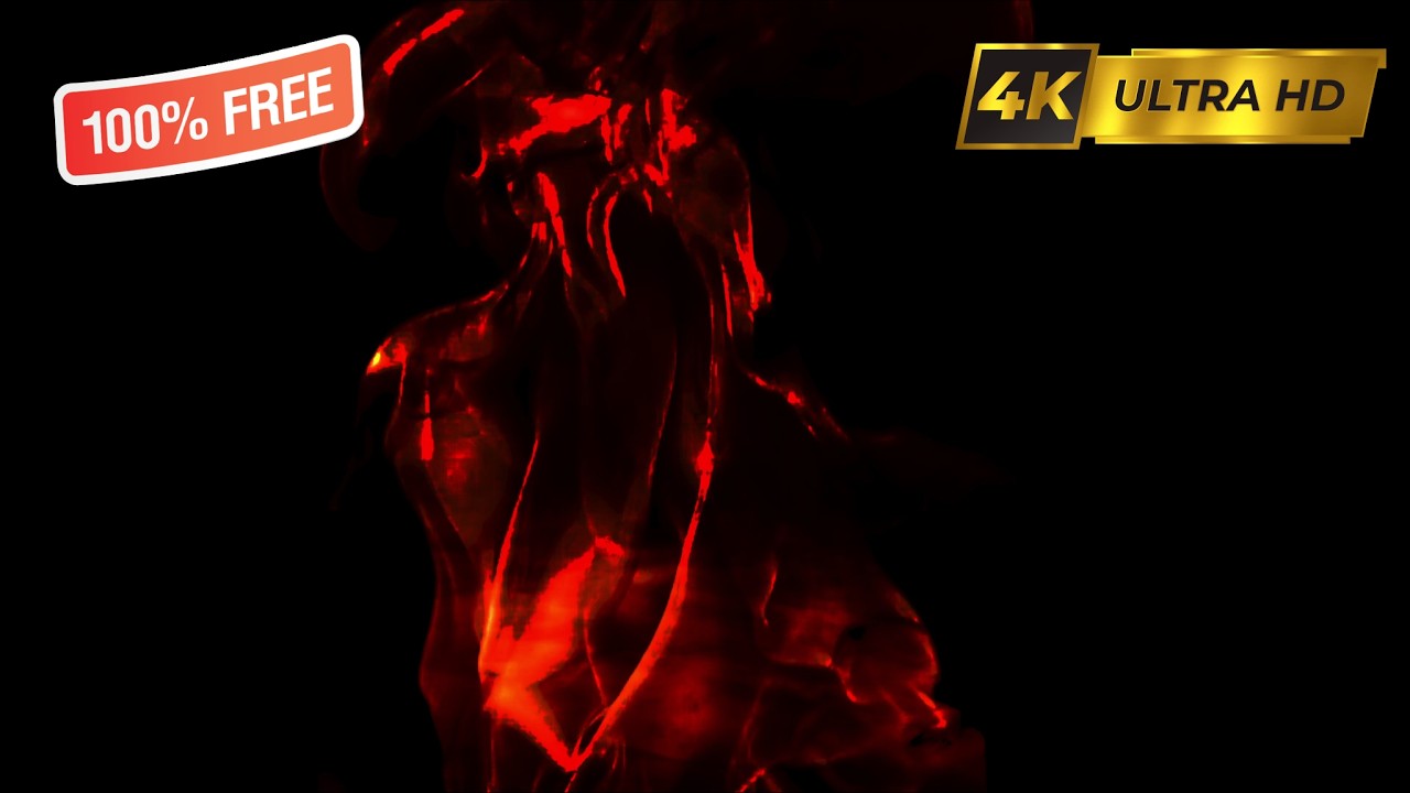 🔥 Abstract Fire Effect 4K | Cinematic Energy Flames Overlay
