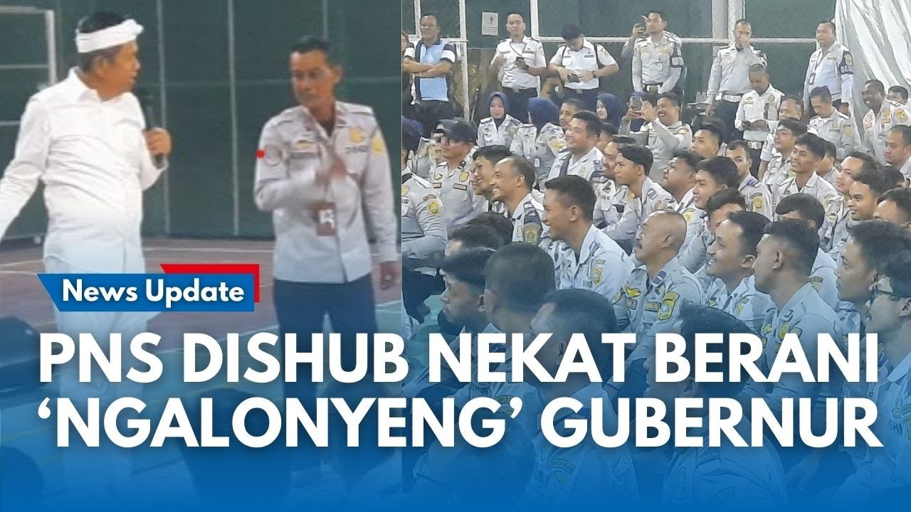 TINGKAH KOCAK Suherman PNS Dishub Bogor di Depan Kang Dedi saat Dijamu di Gedung Pakuan Dibagjakeun