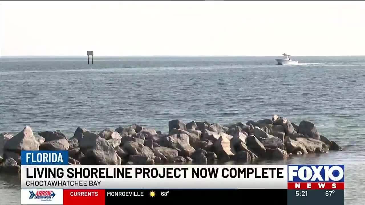 Okaloosa County finishes 2,000 feet of living shoreline