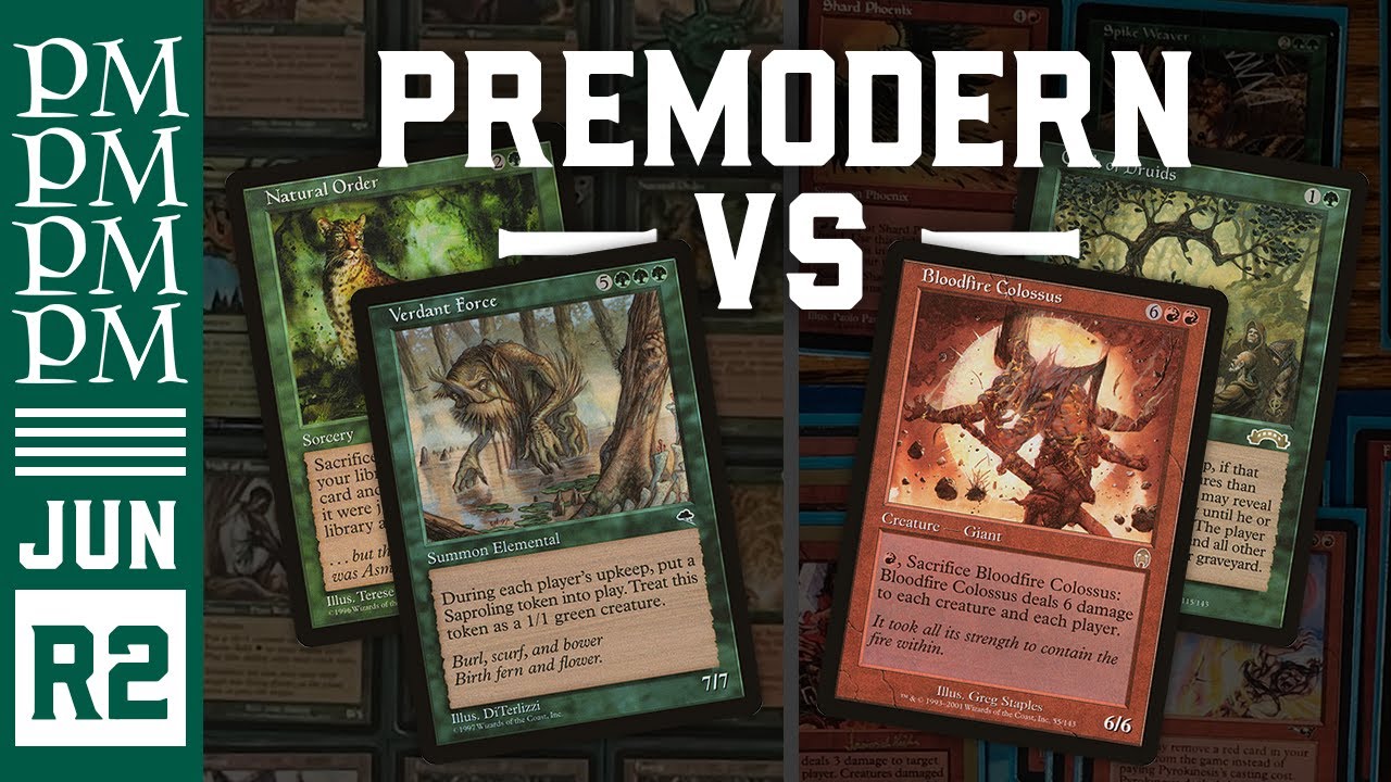 Secret Force vs Pyro Oath - Round 2 - June Premodern MTG Tournament