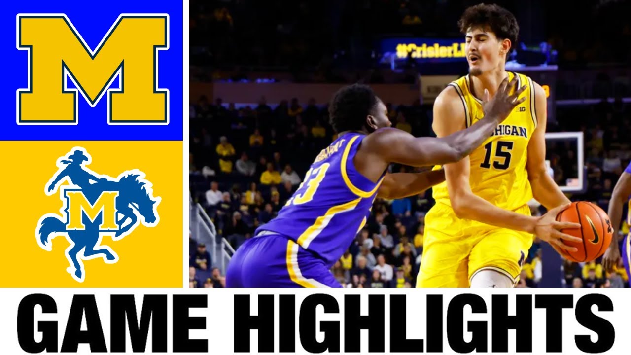 #2 Michigan vs McNeese Highlights | Men's Basketball | College Basketball 2025