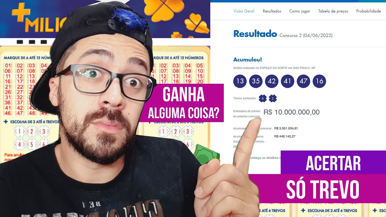 ACERTAR S&Oacute; OS TREVO DA + MILIONARIA GANHA ALGUMA COISA ?