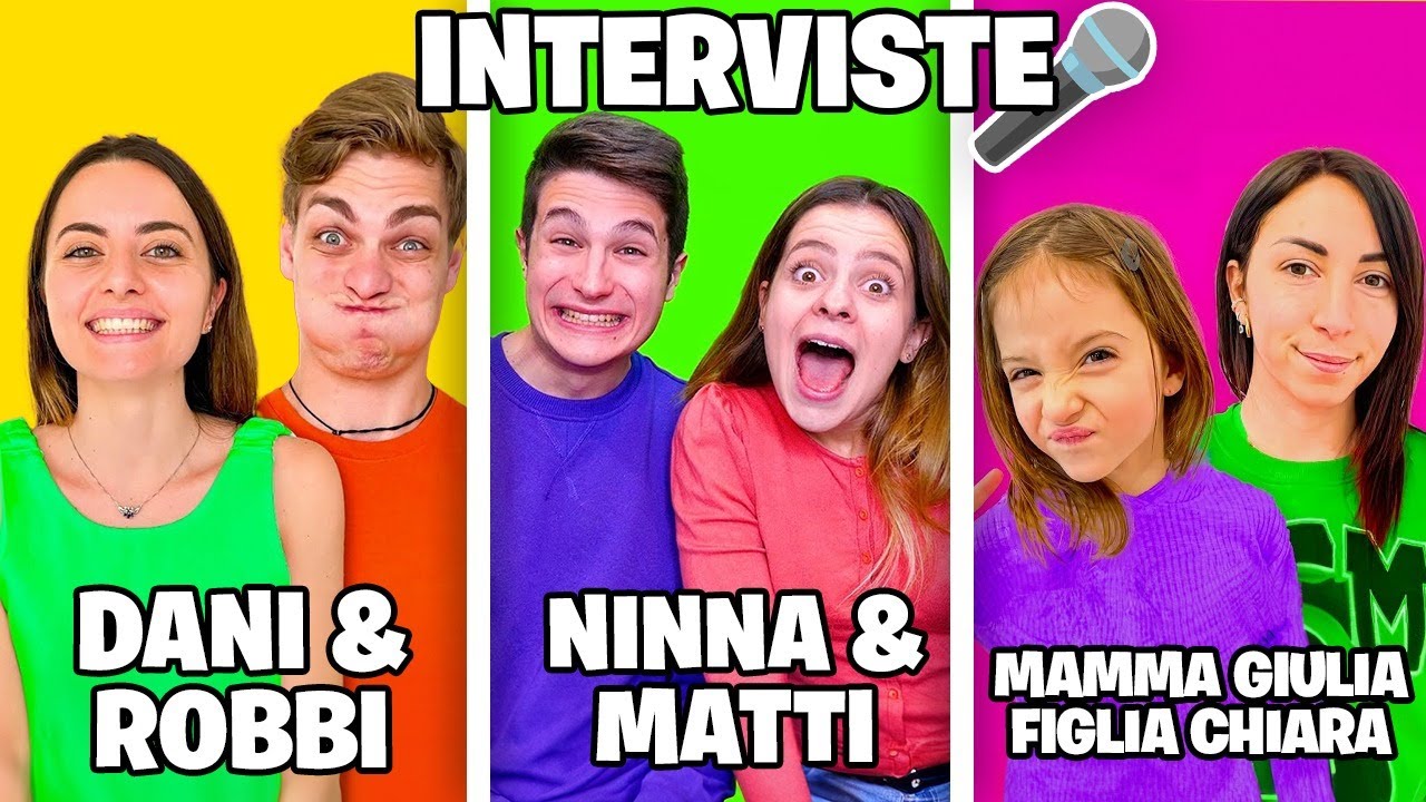 3 INTERVISTE DOPPIE DI NINNA E MATTI! Intervistiamo tutti i nostri amici