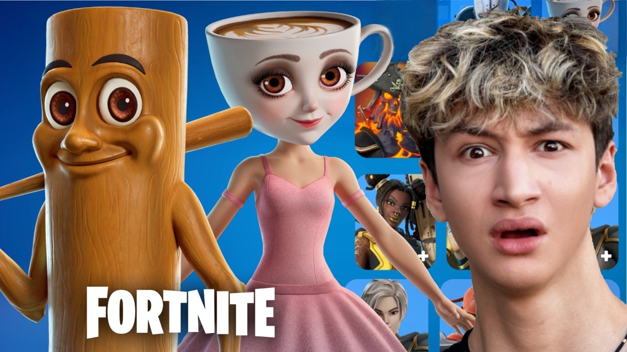 Брейнроты в Фортнайт. Тунг Тунг Тунг Сахур и Балерина Капучина